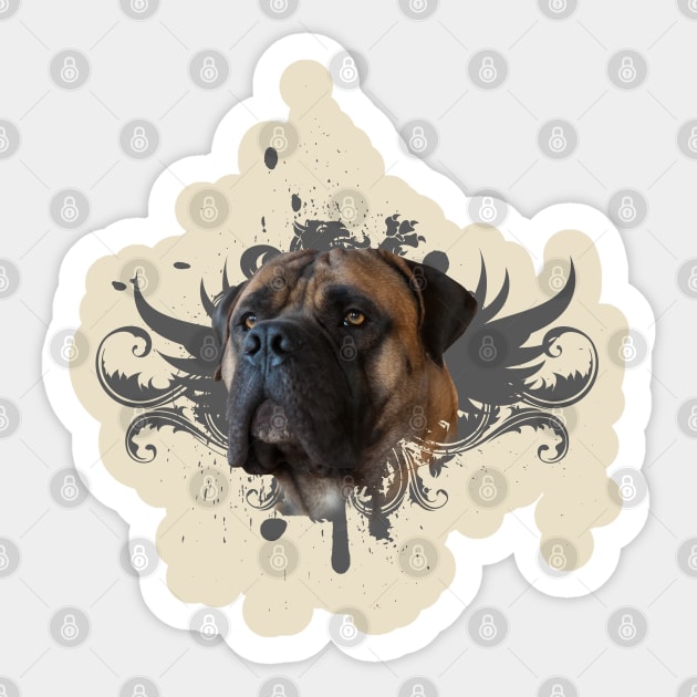 Boerboel - South African Mastiff Sticker by Nartissima